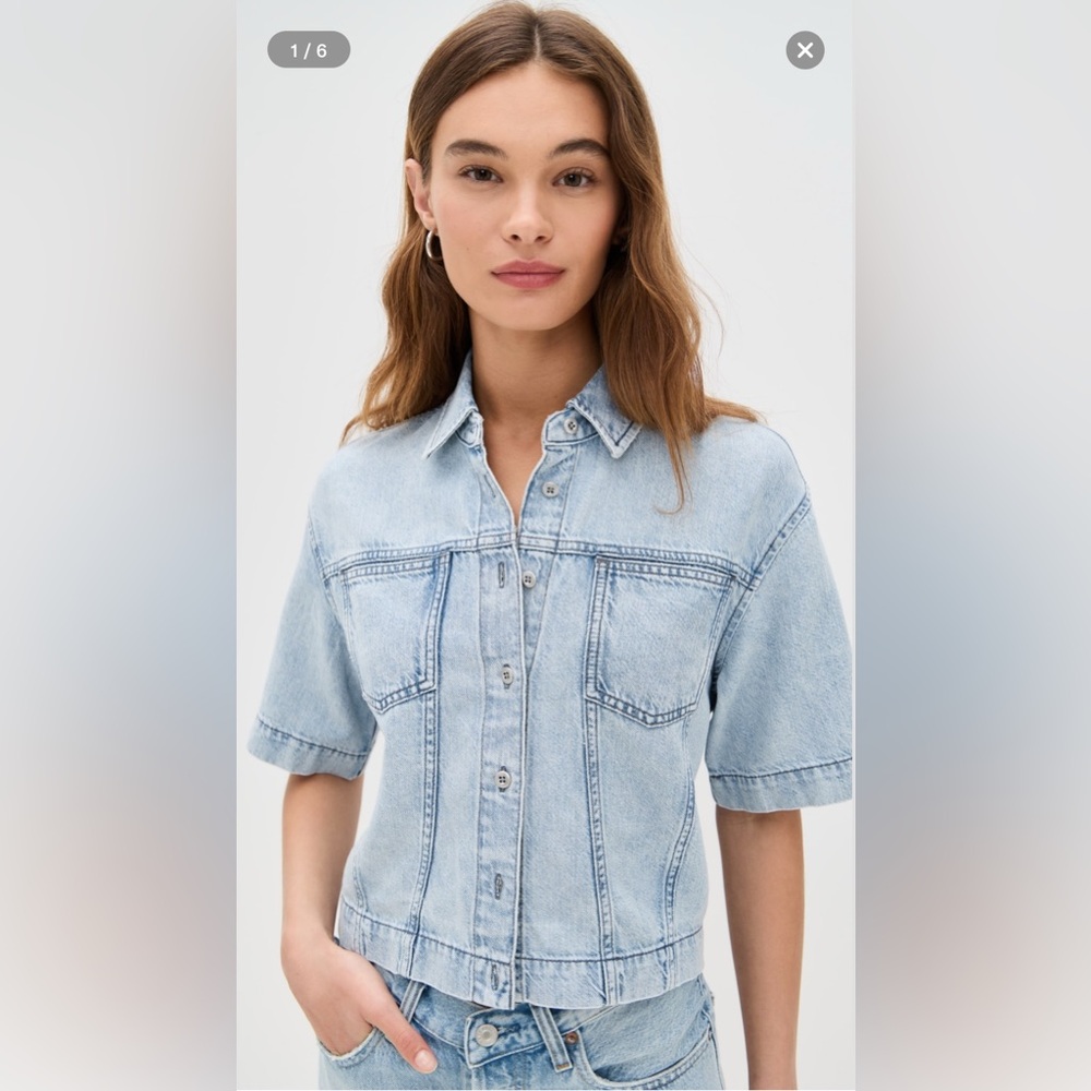 Rag & Bone Featherweight Abby top